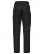 Punk Rave Black Gothic Retro Court Long Pants for Men