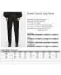 Punk Rave Black Gothic Retro Court Long Pants for Men