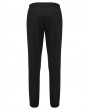 Punk Rave Black Dark Gothic Embossed Trimmed Trousers for Men