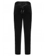 Punk Rave Black Gothic Dark Patterned Embroidered Pants for Men