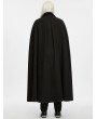 Punk Rave Black Gothic Duke Stand Collar Cloak for Men