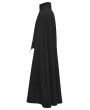 Punk Rave Black Gothic Duke Stand Collar Cloak for Men