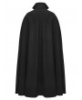 Punk Rave Black Gothic Duke Stand Collar Cloak for Men