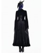 Dark in Love Black Gothic Victorian Velvet Flare Sleeves Shrug for Women
