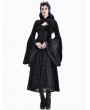 Dark in Love Black Gothic Baroque Vine Velvet Shrug for Women