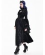 Dark in Love Black Gothic Baroque Vine Velvet Shrug for Women