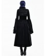 Dark in Love Black Gothic Baroque Vine Velvet Shrug for Women