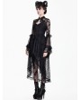 Dark in Love Black Gothic Guipure Lace Mesh Shrug for Women