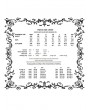 Dark in Love Black Gothic Victorian Floral Applique Lace-Up Skinny Pants for Women