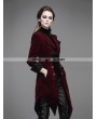 Devil Fashion Red Vintage Gothic Swallow Tail Jacket for Women