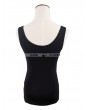 Devil Fashion Black Gothic Punk Sexy Top for Women