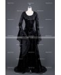 Medieval Night Black Gothic Vampire Medieval Dress