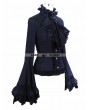 Devil Fashion Black Gothic Palace Style Blouse for Women