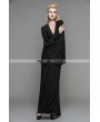 Devil Fashion Black Gothic Persephone Maxi Dress