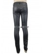 Devil Fashion Black Gothic Stripe Trousers for Men