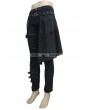 Devil Fashion Black Gothic Punk Removable Skirts Trousers for Men