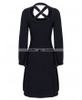 Dark in Love Black Gothic Off-the-Shoulder High-Low Dress