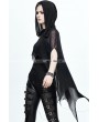 Devil Fashion Black Gothic Bat Style Hooded Cape for Women