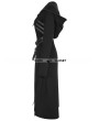 Punk Rave Black Gothic Punk Asymmetric Diagonal Hem Sweater Coat for Women
