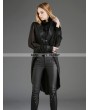Pentagramme Black Gothic Swallow Tail Waistcoat for Women