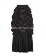 Punk Rave Black and Red Gothic Gorgeous Bubble Skirt