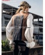 RQ-BL Brown and Black Industrial Steampunk Man Vest