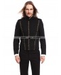 Pentagramme Black Gothic Vintage Short Jacket for Men
