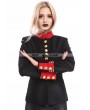 Pentagramme Black Gothic Military Uniform Jacket for Women
