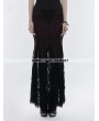 Punk Rave Gothic Lace Mermaid Half Skirt  