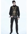 Devil Fashion Gold Gothic Vintage Double-breasted Waistcoat for Men 