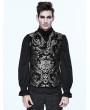 Devil Fashion Silver Gothic Vintage Double-breasted Waistcoat for Men 