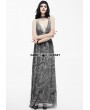 Eva Lady Sexy Deep V-Neck Gothic Goddess Evening Dress