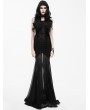 Eva Lady Black Sexy Gothic Goddess Mermaid Dress