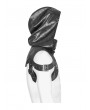 Punk Rave Black Gothic Punk Hooded Accessory for Men
