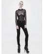 Punk Rave Black Gothic Punk Girdle for Women