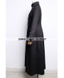Pentagramme Black Long Gothic Coat for Women