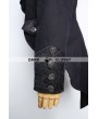 Pentagramme Black High-Low Gothic Jacket for Women