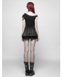 Punk Rave Black Steampunk Mini Skirt 