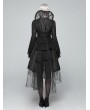 Punk Rave Black Retro Masquerade Gothic Coat for Women