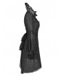 Punk Rave Black Retro Masquerade Gothic Coat for Women