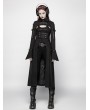 Punk Rave Black Gothic Punk Broken Hole Chain Tank Top for Women