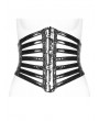 Punk Rave Black Gothic Punk PU Girdle for Women