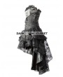Pentagramme Black Corset High-Low Layer Skirt Gothic Party Dress