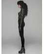 Punk Rave Coffee Gothic Steampunk Rivet Short Jacket for Women