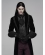Punk Rave Black Gothic Victorian Luxuriant Nobility Gloves for Men