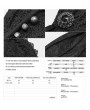 Punk Rave Black Gothic Victorian Luxuriant Nobility Gloves for Men