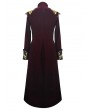 Devil Fashion Red Vintage Gothic Victorian Masquerade Long Tail Coat for Men