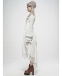 Punk Rave White Vintage Gothic Victory Day Lace High-Low dress