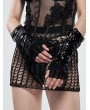 Punk Rave Black Gothic Futuristic Punk Latex Gloves