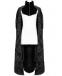 Devil Fashion Black Vintage Palace Jacquard Gothic Long Cape for Men